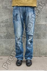 Leg White Casual Jeans Average